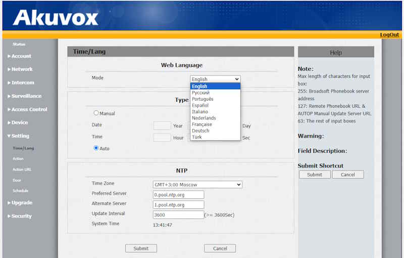 Language and Time Setting Akuvox.jpg
